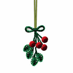 Winter Foliage Bag Charm