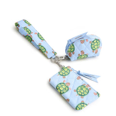 Dual Pouch Wide Wristlet