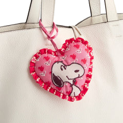 Peanuts Snoopy Love Bag Charm