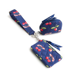 Dual Pouch Wide Wristlet