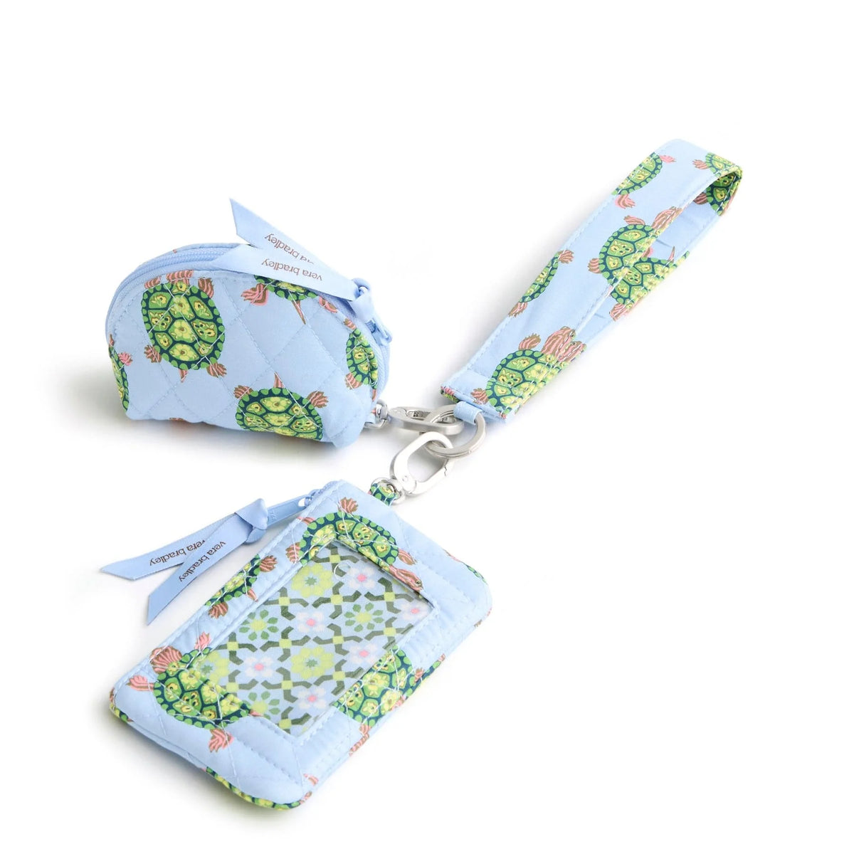 Dual Pouch Wide Wristlet