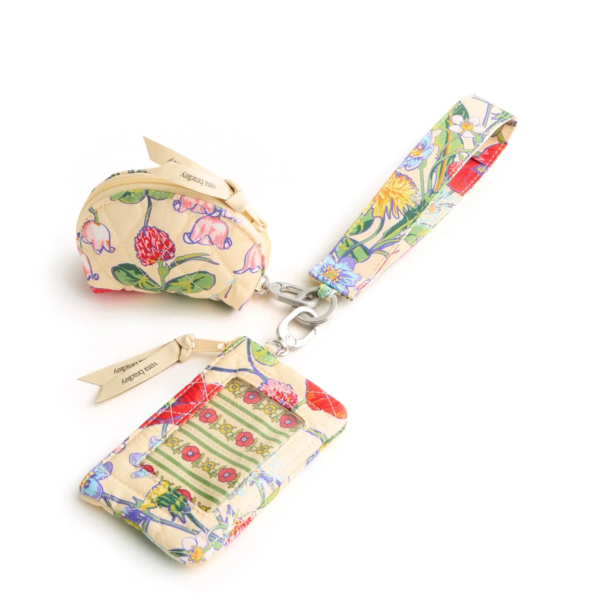 Dual Pouch Wide Wristlet