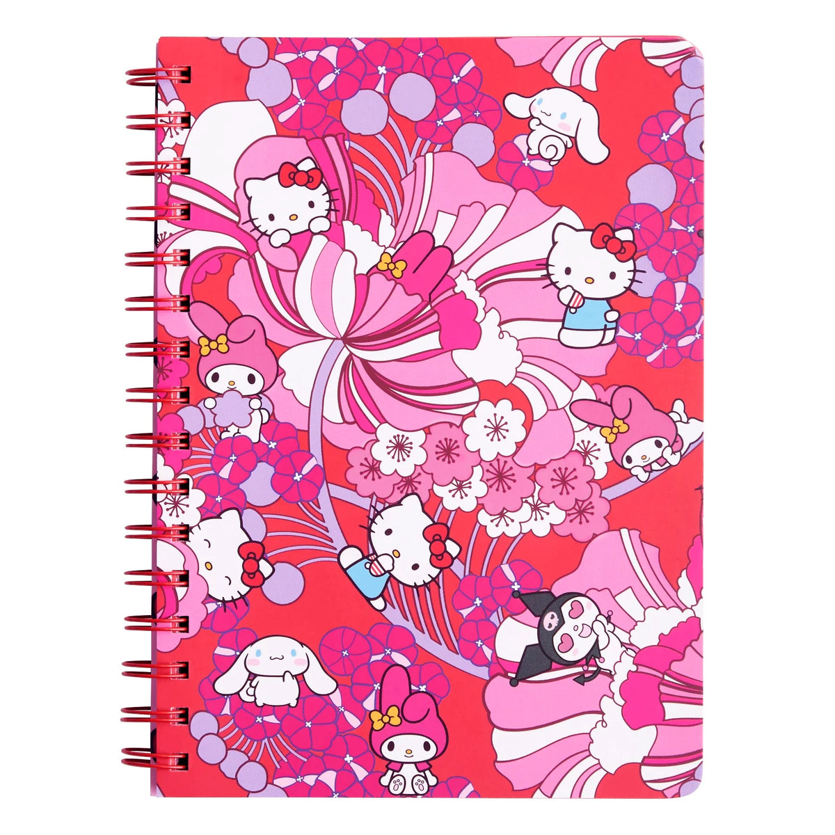 Hello Kitty® and Friends Small Spiral Notebook with Pockets