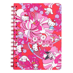 Hello Kitty® and Friends Small Spiral Notebook with Pockets