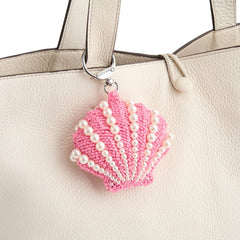 Beaded Shell Bag Charm