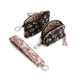 Dual Pouch Wide Wristlet
